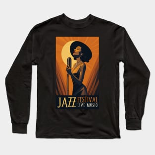 Jazz Festival Live Music Long Sleeve T-Shirt